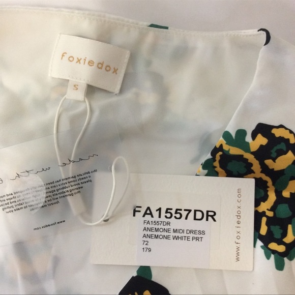 Foxiedox  Floral Layered Dress Midi Sz S Small - Picture 7 of 7